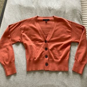 Banana Republic Orange Button Sweater XXS